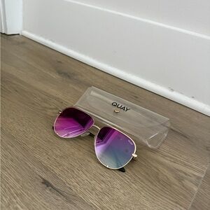 Quay Australia Gradient Aviator Sunglasses